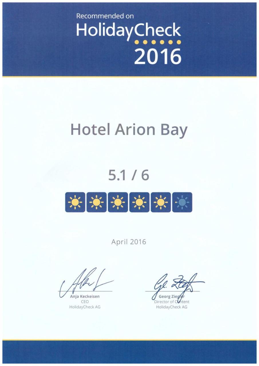 Arion Bay Hotel Santorini Kamári Exterior foto